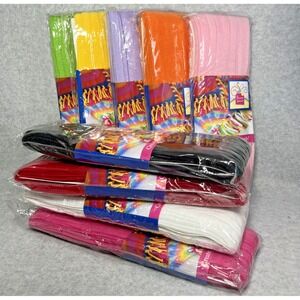 Fleece Tassels Craft Strips Lot of 9 New 1/2" x‎ 32 Yds DIY Supplies Multicolors